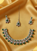 NECKLES SET, SILVER PLATED