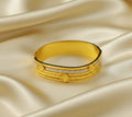 ADJUSTABLE HANDCUFF, GOLD PLATED