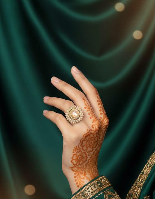 Adjustable, Gold Plated Ring