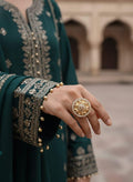 Adjustable, Gold Plated Ring