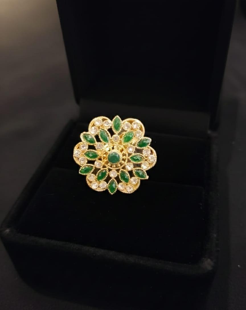 Adjustable, Gold Plated Ring