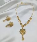 GOLD PLATED, NECKLES SET