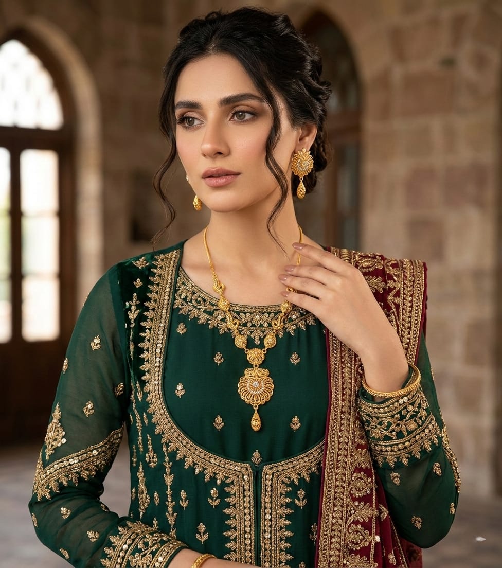 GOLD PLATED NECKLES SET