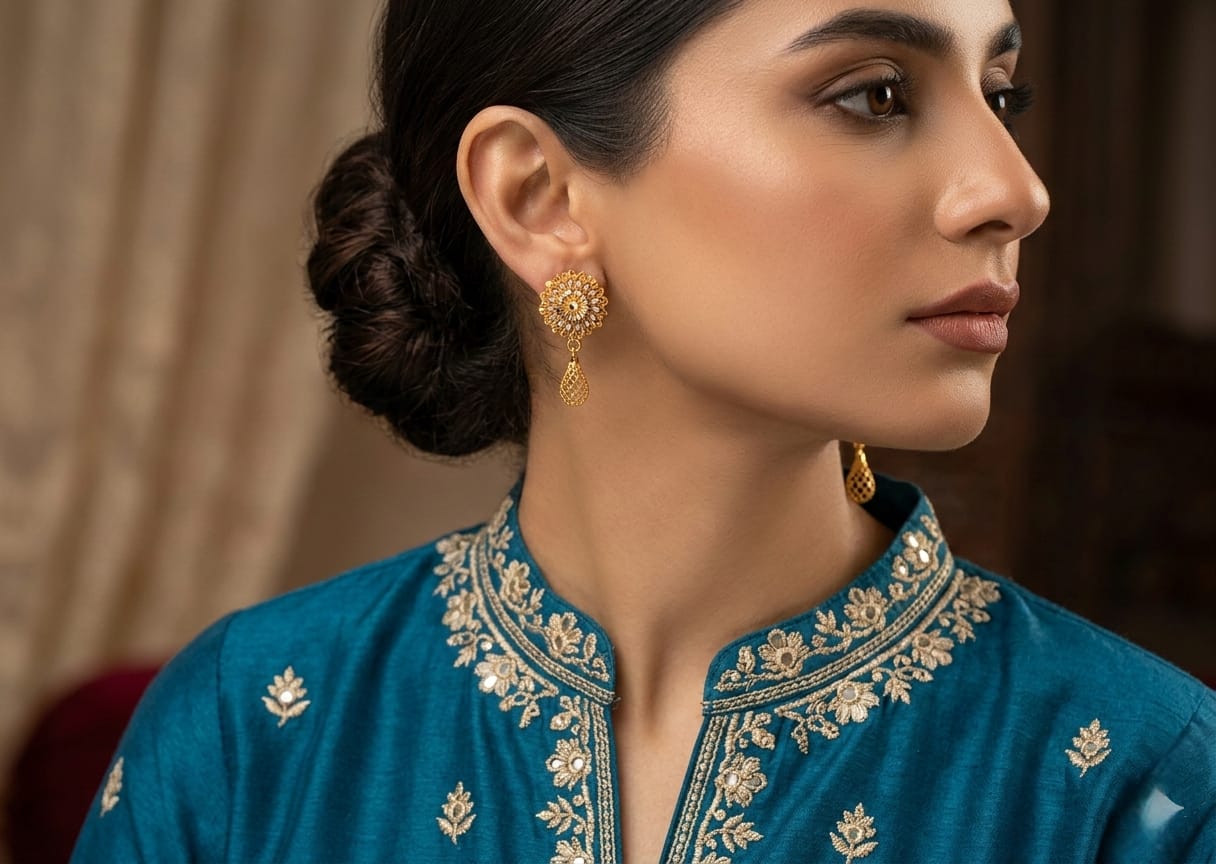 GOLD PLATED EAR RINGS