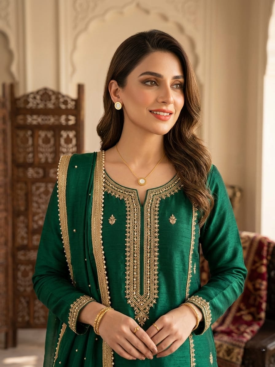 GOLD PLATED NECKLES SET