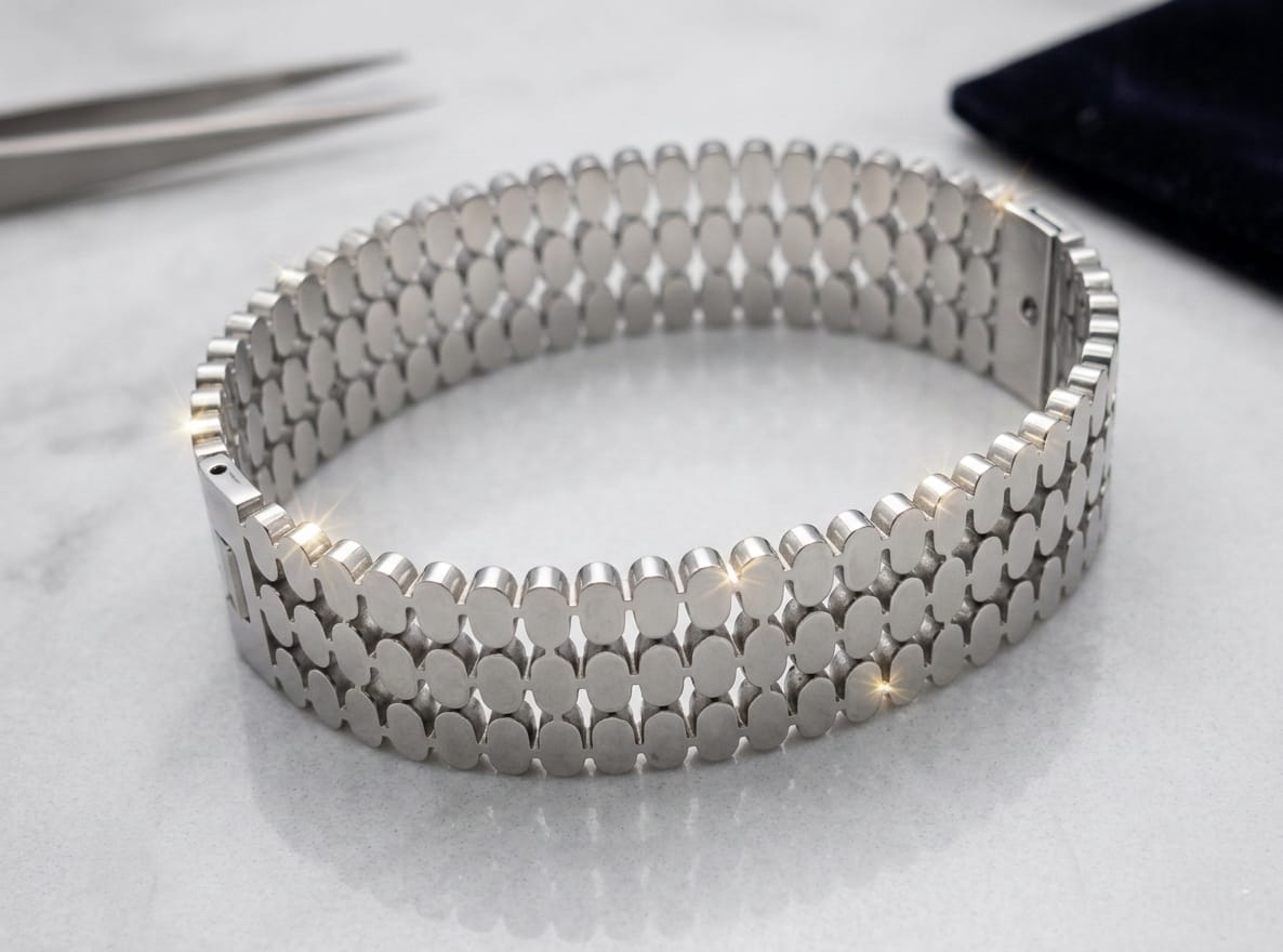 SILVER PLATED HAND CUFF