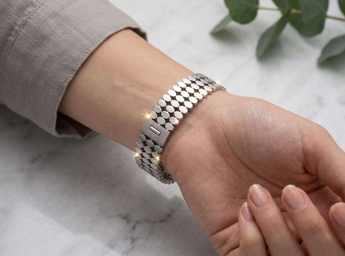 SILVER PLATED HAND CUFF