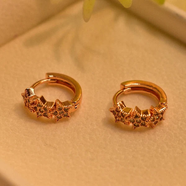 Stylish Star Design Gold Plated