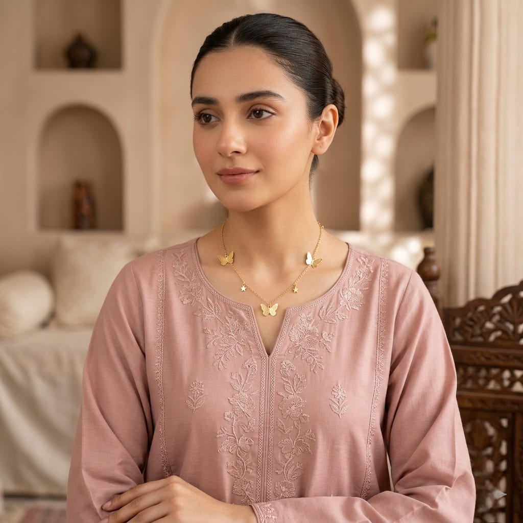 Butterfly Gold - Necklace