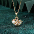 Pearly Swan Gold - Necklace × 1
