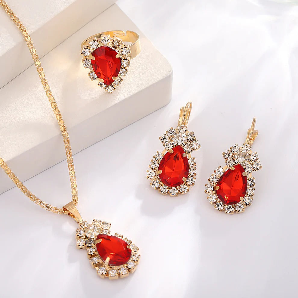 Red Diamond Gold - Jewelry Set × 1
