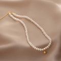 Pearl Beads Gold - Necklace