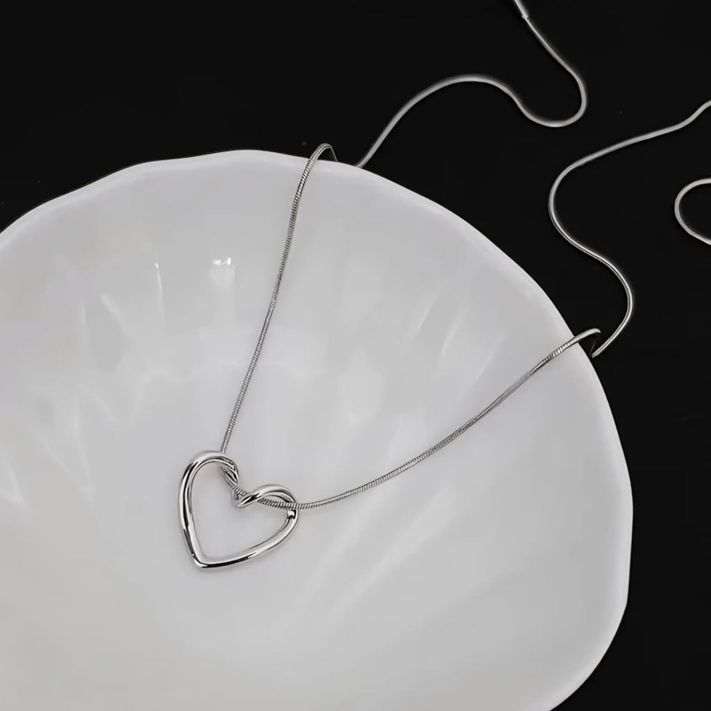 Silver Heart - Necklace Style 2